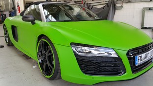 Audi R8 Gruen Matt Vollfoliert 1.jpg